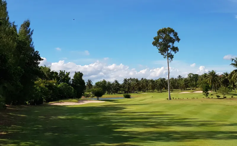 Eastern Star Country Club - Coconut palms and fairway Rayong