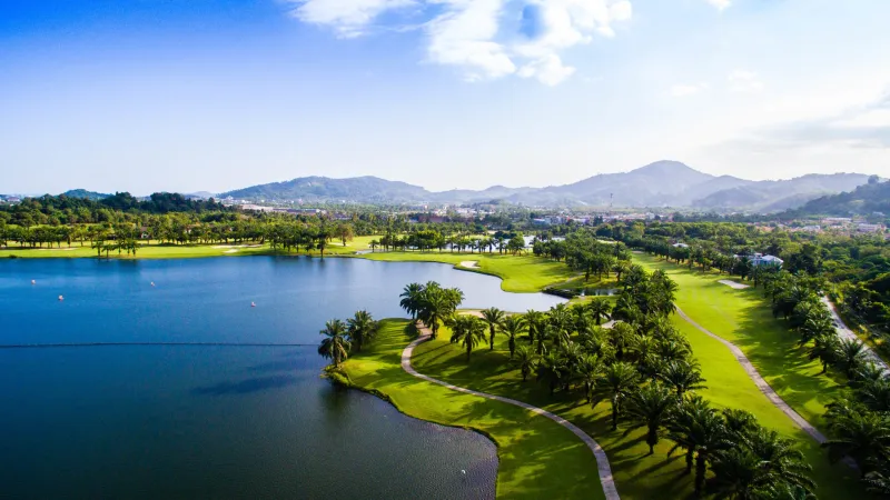Loch Palm Golf Club - Vue collines vallée de Kathu
